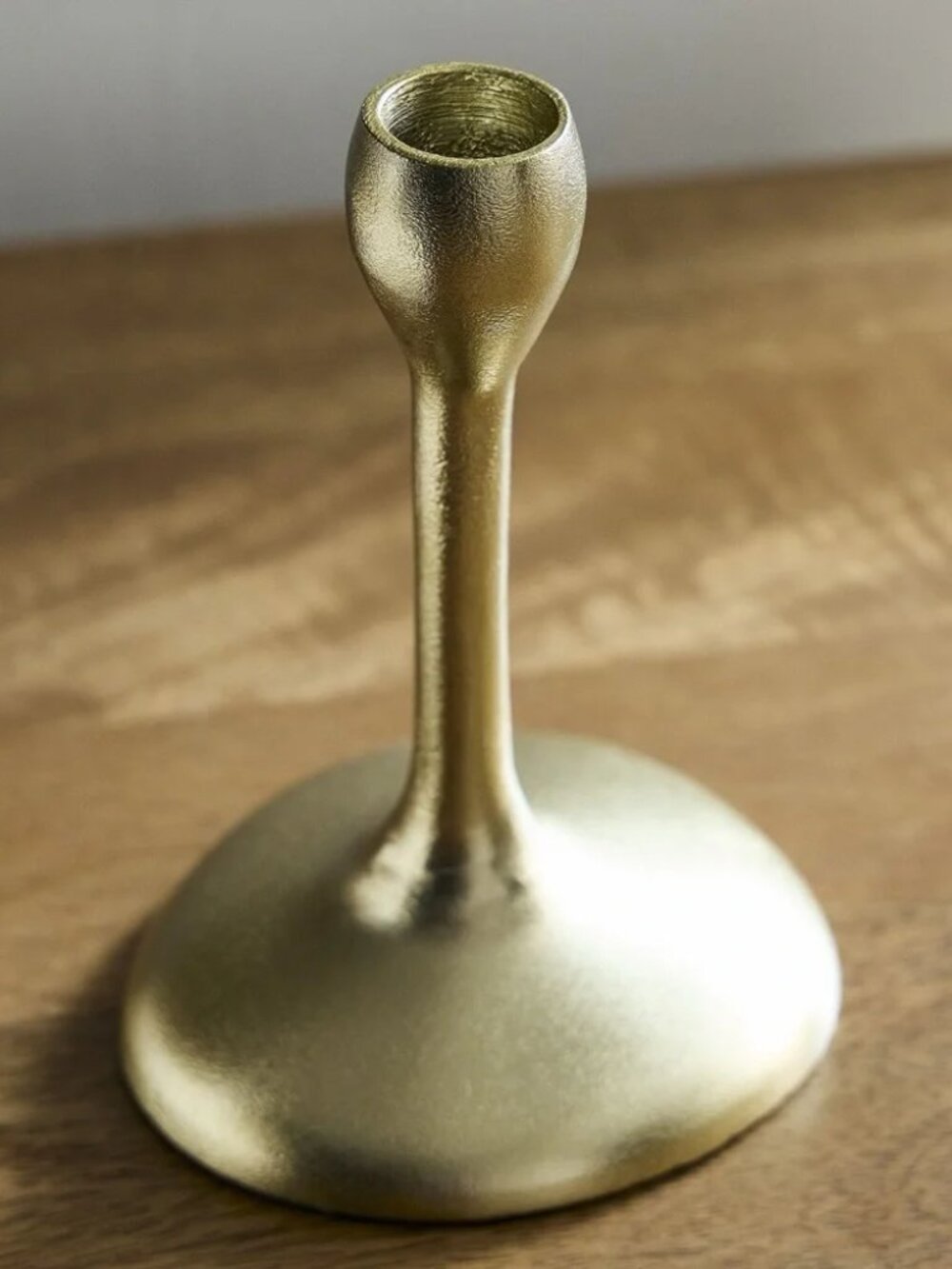 NWT West Elm Brass Metal Taper Holder‎ 8”